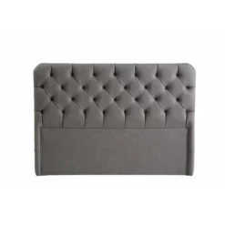 Säilytyssänky + sängynpääty Linento Furniture Samira, ilman patjaa, harmaa