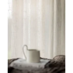 Sivuverho Svanefors Ana, 140x280cm, 2kpl/pkt, beige