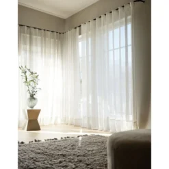 Sivuverho Svanefors Randy, 140x280cm, 2kpl/pkt, beige