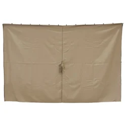 Sivuverhot Luxor 3x4m paviljongille, tummanbeige, 4kpl