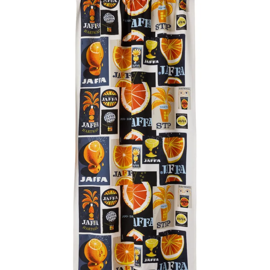 Sivuverho Vallila Juhlajaffa, monivärinen, 140x250 cm