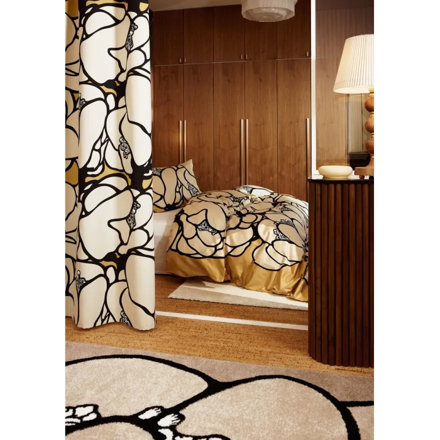 Sivuverho Vallila Makeba, 140x250cm, ruskea