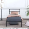 Sängynrunko Linento Furniture Basic, musta, eri kokoja
