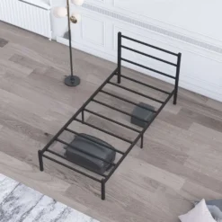 Sängynrunko Linento Furniture Basic, musta, eri kokoja