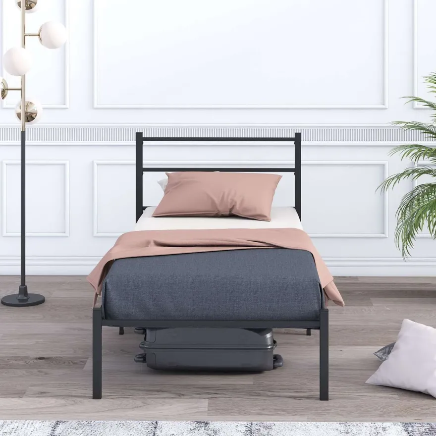 Sängynrunko Linento Furniture Basic, musta, eri kokoja