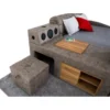 Sängynrunko Linento Furniture Whesley Smart, 235x245cm, ruskea