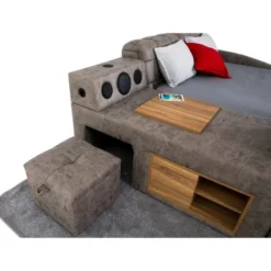 Sängynrunko Linento Furniture Whesley Smart, 235x245cm, ruskea