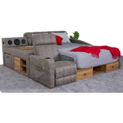 Sängynrunko Linento Furniture Whesley Smart, 235x245cm, ruskea