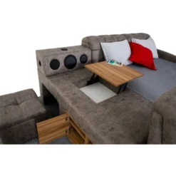 Sängynrunko Linento Furniture Whesley Smart, 235x245cm, ruskea