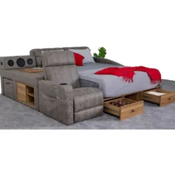 Sängynrunko Linento Furniture Whesley Smart, 235x245cm, ruskea