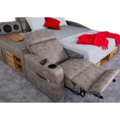 Sängynrunko Linento Furniture Whesley Smart, 235x245cm, ruskea