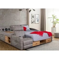 Sängynrunko Linento Furniture Whesley Smart, 235x245cm, ruskea
