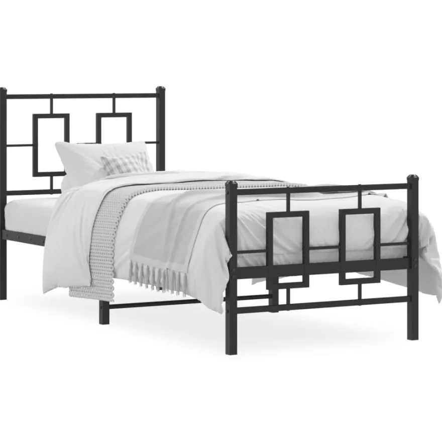 Sängynrunko metalli, eri kokoja ja värejä, päädyllä tai ilman. (33039)