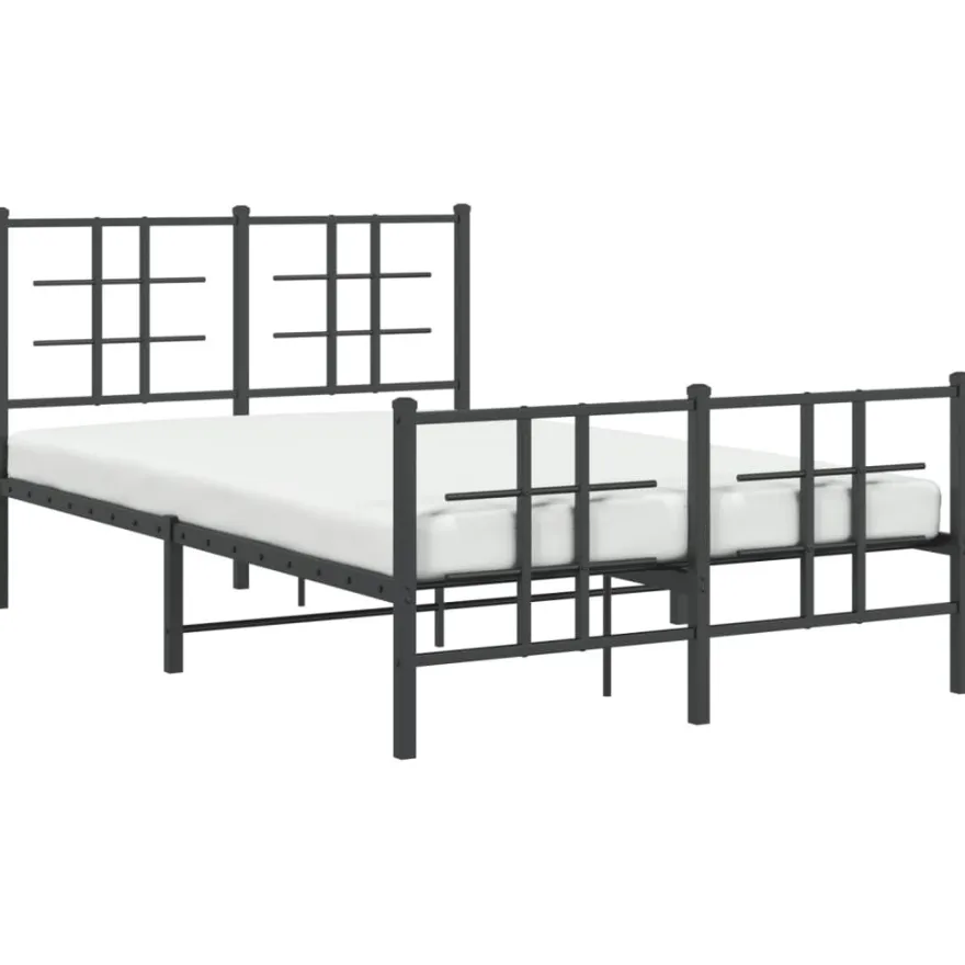 Sängynrunko metalli päädyillä, eri kokoja ja värejä (33036)