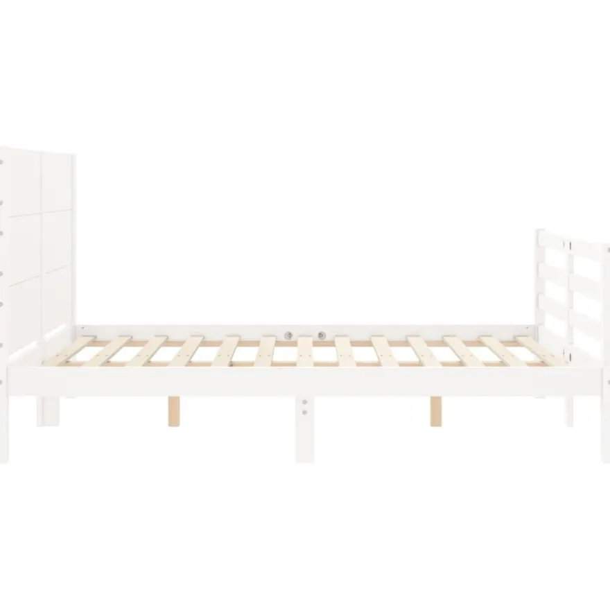 Sängynrunko päädyillä, täysi puu, eri kokoja ja värejä (30627)