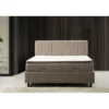 Sänkypaketti Linento Furniture Safir 2, 160 x 200 cm, ruskea