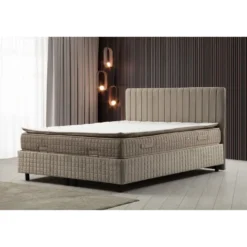 Sänkypaketti Linento Furniture Safir 2, 160 x 200 cm, ruskea