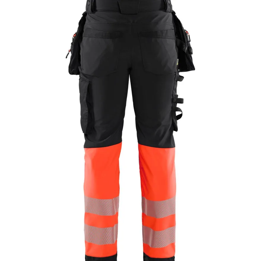 Softshell-riipputaskuhousut Blåkläder 1821 Highvis, polvisuojataskuilla
