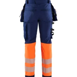 Softshell-riipputaskuhousut Blåkläder 1821 Highvis, polvisuojataskuilla