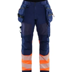 Softshell-riipputaskuhousut Blåkläder 1821 Highvis, polvisuojataskuilla