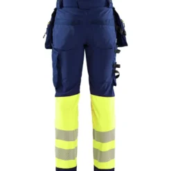 Softshell-riipputaskuhousut Blåkläder 1821 Highvis, polvisuojataskuilla