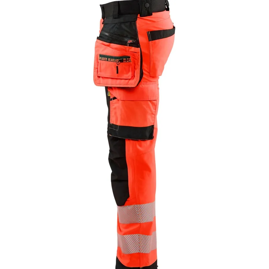 Softshell-riipputaskuhousut Blåkläder 1820 Highvis, polvisuojataskuilla