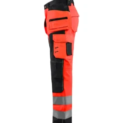 Softshell-riipputaskuhousut Blåkläder 1567 Highvis, punainen/musta