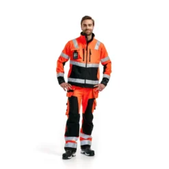Softshell-riipputaskuhousut Blåkläder 1567 Highvis, punainen/musta