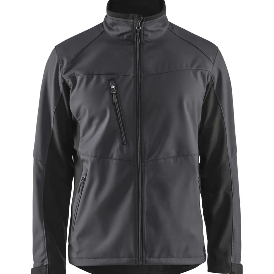 Softshell-takki Blåkläder 4950, harmaa/musta