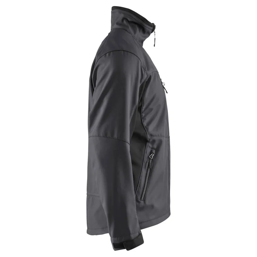 Softshell-takki Blåkläder 4950, harmaa/musta