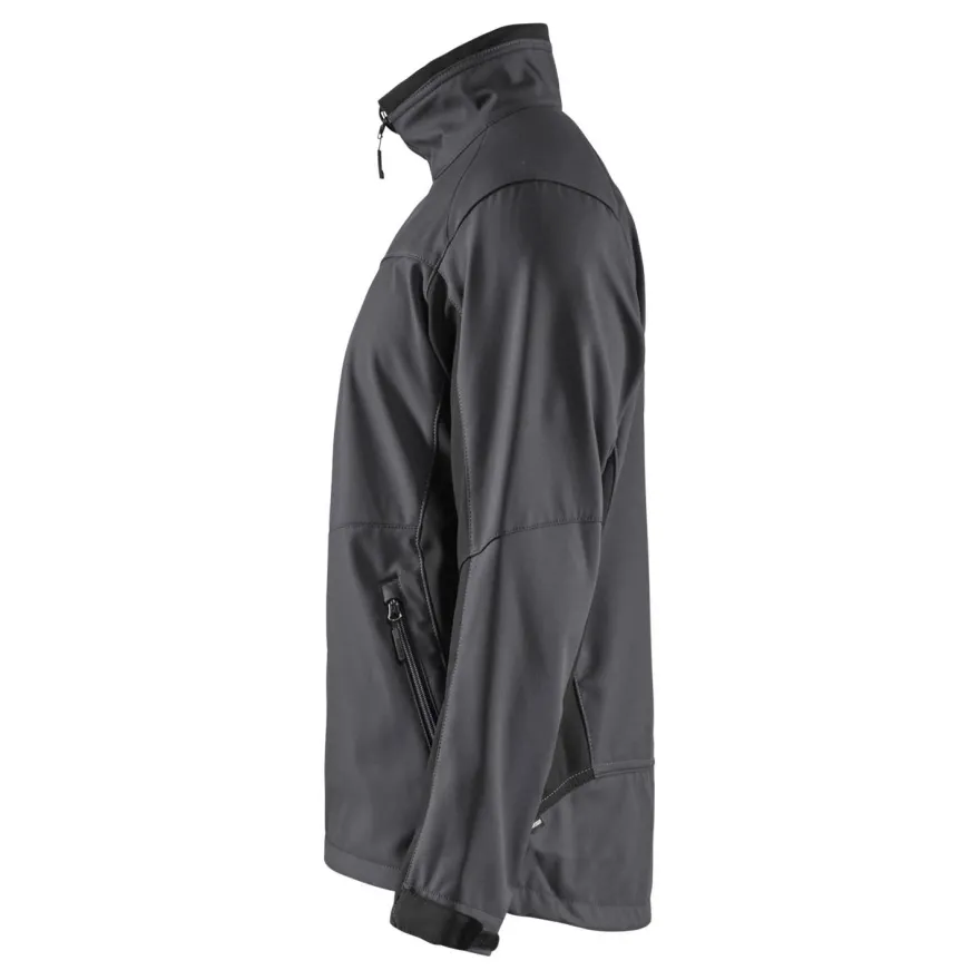 Softshell-takki Blåkläder 4950, harmaa/musta