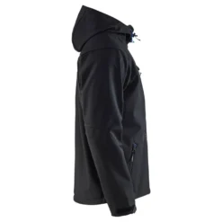 Softshell-takki Blåkläder 4949, musta/keskisininen