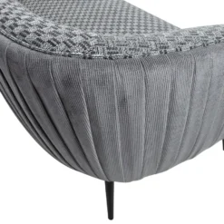 Sohva Home4You Accent 3-istuttava, harmaa