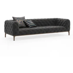 Sohva Linento Furniture Fashion, 3-istuttava, harmaa