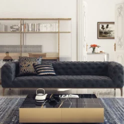 Sohva Linento Furniture Fashion, 3-istuttava, harmaa