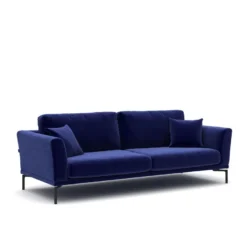 Sohva Linento Furniture Jade, 3-istuttava, sininen