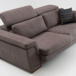 Sohva Linento Furniture Mardini, 3-istuttava, ruskeanharmaa