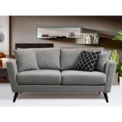 Sohva Linento Furniture Mayorka, 2-istuttava, harmaa