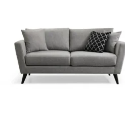 Sohva Linento Furniture Mayorka, 2-istuttava, harmaa