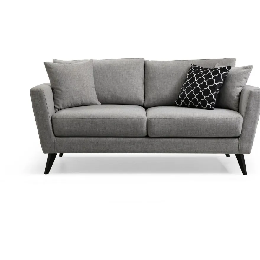 Sohva Linento Furniture Mayorka, 2-istuttava, harmaa