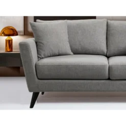 Sohva Linento Furniture Mayorka, 2-istuttava, harmaa