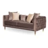 Sohva Linento Furniture Olympus, 2-istuttava, ruskea
