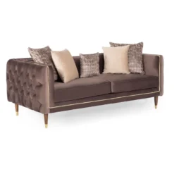 Sohva Linento Furniture Olympus, 2-istuttava, ruskea