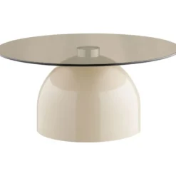 Sohvapöytä House Nordic Ravello, ø70x33cm, harmaa/beige