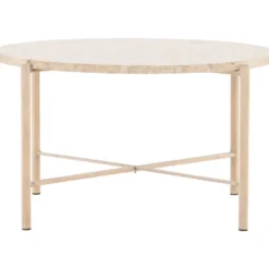 Sohvapöytä Vind Sandhamn, Ø70cm, beige