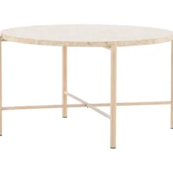 Sohvapöytä Vind Sandhamn, Ø70cm, beige