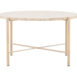 Sohvapöytä Vind Sandhamn, Ø70cm, beige