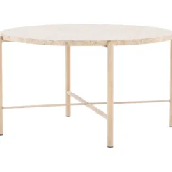 Sohvapöytä Vind Sandhamn, Ø70cm, beige
