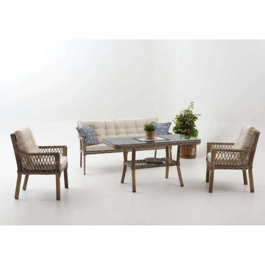 Sohvaryhmä Linento Garden Pure, beige