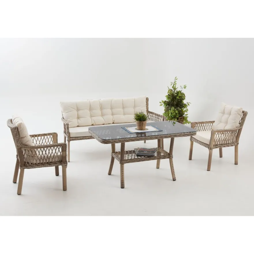 Sohvaryhmä Linento Garden Pure, beige